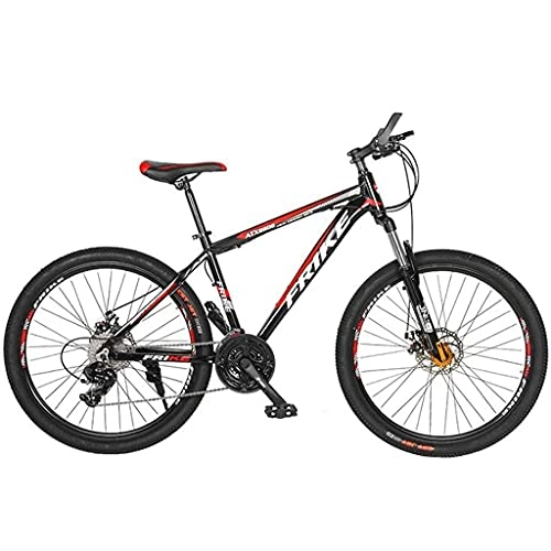 Mountain Bike : Mountain Bike 21 / 24 / 27 Speed 26 Inches Wheels Dual Disc Brake Aluminum Frame MTB Bicycle Suitable For Men And Women Cycling Enthusiasts(Size:24 Speed)