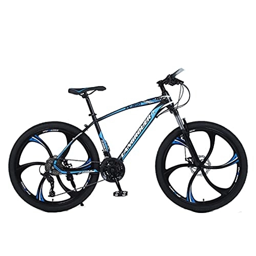Mountain Bike : Mountain Bike 24 / 26 inch 21-speed 24-speed 27-speed bicycle (black and red; black and green; black and blue; white and blue) 135.0 cm * 19.0 cm * 72.0 cm