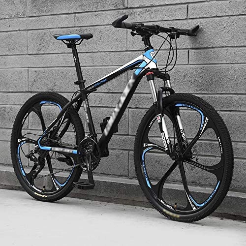 Mountain Bike : Mountain Bike, 24 / 26 Inch Adult With 21 / 24 / 27 / 30 Speed Mountain Bike Light Full Suspension Frame Front Fork Disc Brake