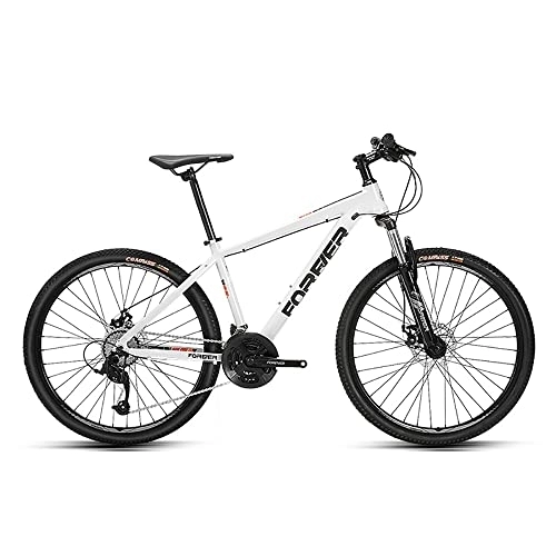 Mountain Bike : Mountain Bike 24 / 26 Inches Wheels 27 Speed Gear System, Lightweight Alloy Front Suspension Mountain Bicycle, Dual Suspension Anti-Slip Unisex Mountain Bicycle for Adult