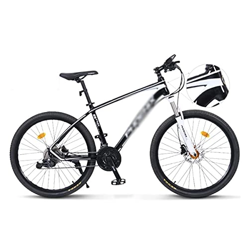 Mountain Bike : Mountain Bike 26 / 27.5" Mountain Bikes 33 Speed Bicycle Adult Mountain Trail Bike Aluminum Alloy Frame With Dual Disc Brake(Size:26 in, Color:White)