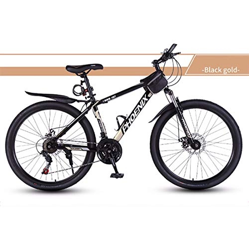 Mountain Bike : Mountain Bike, 26 Inch Wheel Diameter Bike, 24 Speed, Disc Brake System, High Carbon Steel Frame, D