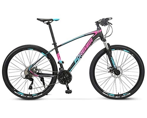 Mountain Bike : Mountain Bike 27.5 Inches, 27-speed Adult Variable Speed Aluminum Alloy Student Mountain Bike Front And Rear Mechanical Disc Brakes Fashion Color B