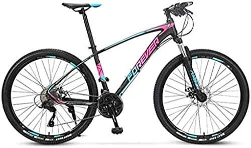 Mountain Bike : Mountain Bike 27.5 Inches, 27-speed Adult Variable Speed Aluminum Alloy Student Mountain Bike Front And Rear Mechanical Disc Brakes Fashion Color, B, Uptodate43