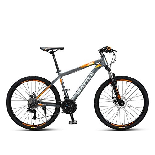 Mountain Bike : Mountain Bike 27-speed Off-road With Dual Disc Brakes, Non-slip Full Suspension Gear Bike For Adults And Teenagers GH