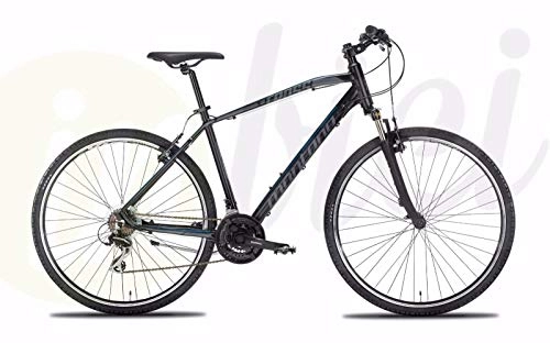 Mountain Bike : Mountain Bike 28" X-Cross Man Alloy Shimano Steel 3x7 Black