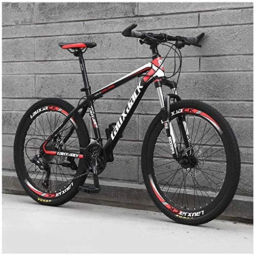 Mountain Bike : Mountain Bike 30 Speed 26 Inch with High Carbon Steel Frame Double Oil Brake Suspension Fork Suspension Antislip Bikes Black
