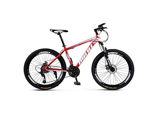 Mountain Bike : Mountain Bike Adult Mountain Bike 26 inch 30 Speed One Wheel Off-Road Variable Speed Shock Absorber Men and Women Bicycle Bicycle, B, A