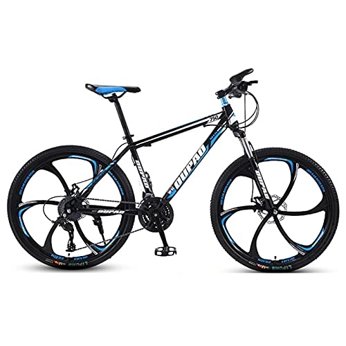 Mountain Bike : Mountain Bike，Adult Offroad Road Bicycle 24 Inch 21 / 24 / 27 Speed Variable Speed Shock Absorption, Teenage Students, Men and Women Sports Cycling Racing Ride BK-BU 6wheels-21 spd