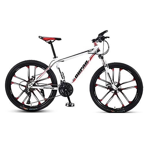 Mountain Bike : Mountain Bike，Adult Offroad Road Bicycle 24 Inch 21 / 24 / 27 Speed Variable Speed Shock Absorption, Teenage Students, Men and Women Sports Cycling Racing Ride WT-RD 10wheels- 24 spd