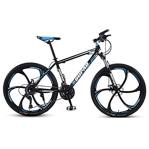 Mountain Bike : Mountain Bike，Adult Offroad Road Bicycle 26 Inch 21 / 24 / 27 Speed Variable Speed Shock Absorption, Teenage Students, Men and Women Sports Cycling Racing Ride BK-BU 6wheels- 27 spd