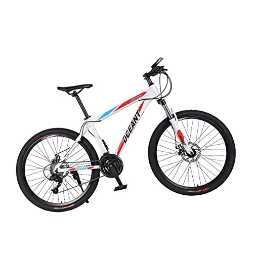 Mountain Bike : Mountain Bike Adults Mountain Bike 21 Speed 3-Spoke 26 Inches Wheels Dual Disc Brake Bicycle For A Path, Trail & Mountains
