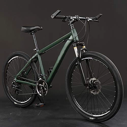 Mountain Bike : Mountain Bike All Terrain High-carbon Steel MTB Lightweight 21 Speed Variable Speed Double Disc Brake 26 Inches Road Bike A-24 Speed 26 Inches