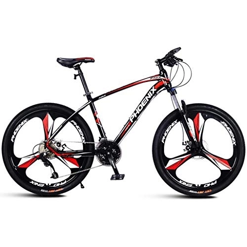 Mountain Bike : Mountain Bike, Aluminium Alloy Frame Mountain Bicycles, Dual Disc Brake and Front Suspension, 26inch Wheel, 27 Speed (Color : B)