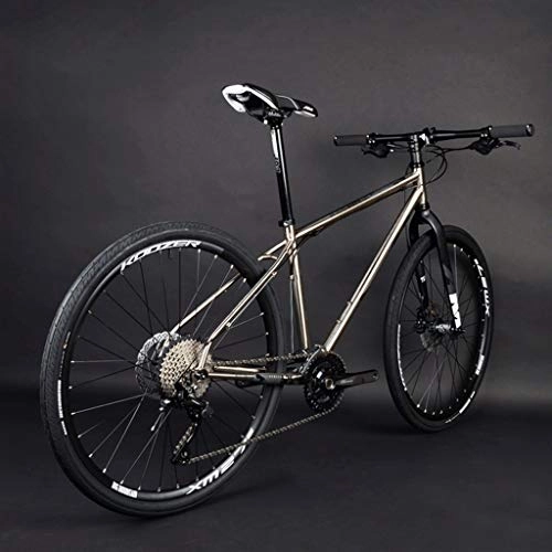 Mountain Bike : Mountain Bike AM / 26-inch, TG2 Hard Fork, XM525 High-strength Chrome-molybdenum Steel Frame, 30-speed Dual Disc Brake, Bikes Suitable For All-terrain Cycling (Size : 27.5")