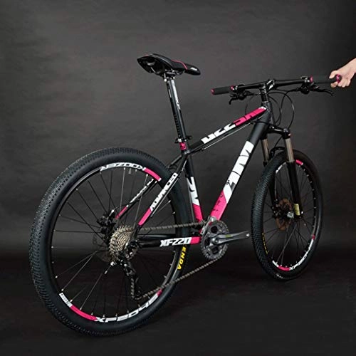Mountain Bike : Mountain Bike AM / 26-inch, TG3 Pneumatic Fork, XF220 High-strength Ultra-light Frame, 27-speed Dual Disc Brake, Bikes Suitable For All-terrain Cycling (Size : 26")