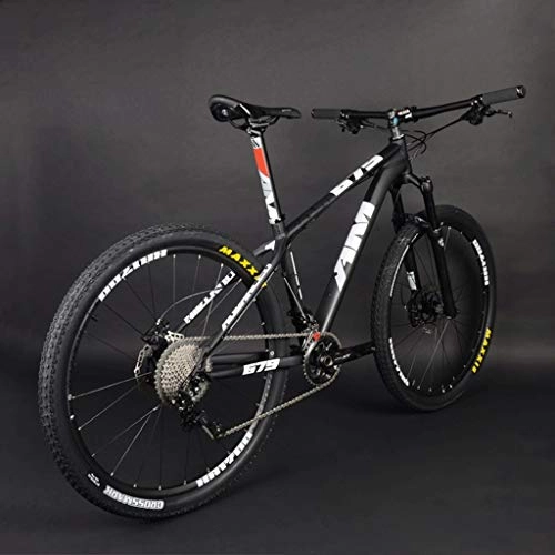 Mountain Bike : Mountain Bike AM / 26-inch, TG3 Pneumatic Fork, XM679 High Performance Lightweight Off-road Frame, 30-speed Dual Disc Brake, Bikes Suitable For All-terrain Cycling (Size : 27.5")