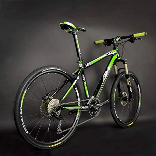 Mountain Bike : Mountain Bike AM / 26-inch, TG3 Pneumatic Fork, XR700 High-strength Ultra-light Frame, 27-speed Dual Disc Brake, Suitable For All-terrain Racing Bikes