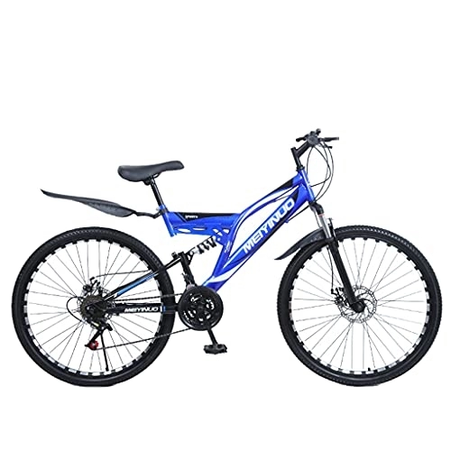 Mountain Bike : Mountain Bike bicycle 26 inches 21 / 24 / 27 speed (blue; yellow; red; white red; black red) Racing off-road bicycle