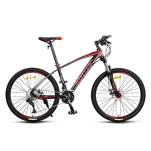 Mountain Bike : Mountain Bike / Bicycles 27.5 Inch Wheel, Adult Mountain Trail Bike with Lightweight Aluminium Frame, 27 / 30 Speeds Disc Brake, Mens Mountain Bike MTB B