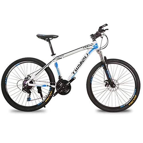 Mountain Bike : Mountain Bike Complete Bicycle MTB 27 Speed 26-Inch Wheel Hardtail Bicycle, Blue2