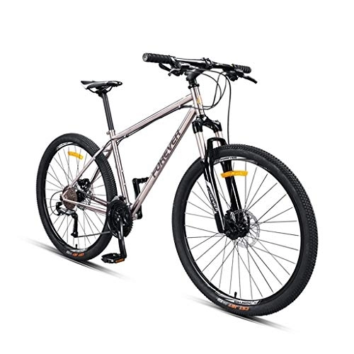 Mountain Bike : Mountain Bike Cross-country Variable Speed 30-speed All Terrain Dual Disc Brake Damping Bicycles Chrome Molybdenum Steel Frame 27.5 Inches