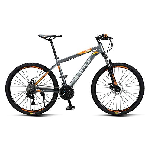 Mountain Bike : Mountain Bike, Cross-Country Variable Speed Bike, 26-inch Tires, 27-Speed, Aluminum Alloy Special-Shaped Frame, Inner Cable Design, Suitable for Adults and Students / A / As Shown