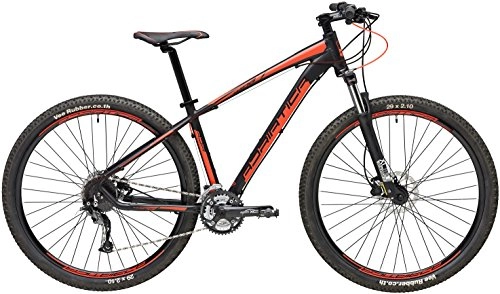 Mountain Bike : Mountain Bike Cycles Adriatica Wing RX 27.5with Aluminium Frame, Hydraulic Disc Brakes, Front Fork Suspension Forks, 27.5", Shimano 27Speed Wheels, Black / Red
