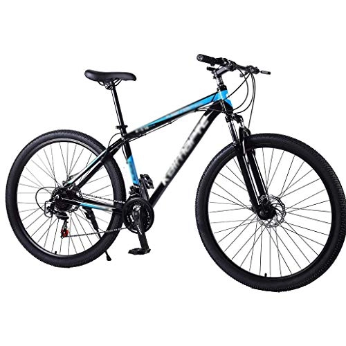 Mountain Bike : Mountain Bike Double Disc Brake Aluminum Alloy 29 Inch Shock Absorber Variable Speed Bicycle With Adjustable Front Seat Mountain Bike, 21 / 24 / 27 Speed Mountain Bike