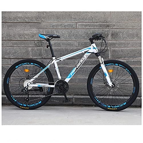 Mountain Bike : Mountain Bike for Men / Women, 24 / 26inch Adult Outdoor Sports Road Bicycles, City Commuter Bikes, Disc Brakes and Suspension Forks