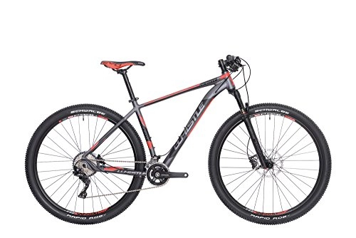 Mountain Bike : Mountain Bike Hardtail Toploader 29"Front / Whistle Alikut 1721, 22Speed, AnthraciteMatte Red, Size L 21" (185cm200cm)