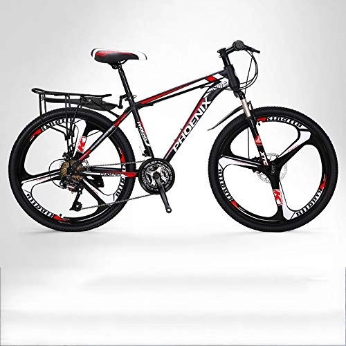 Mountain Bike : Mountain Bike Lightweight MTB High-carbon Steel 24 Speed Variable Speed Double Disc Brake 3cutter Wheel 26 Inches Road Bike A-24 Speed 26 Inches