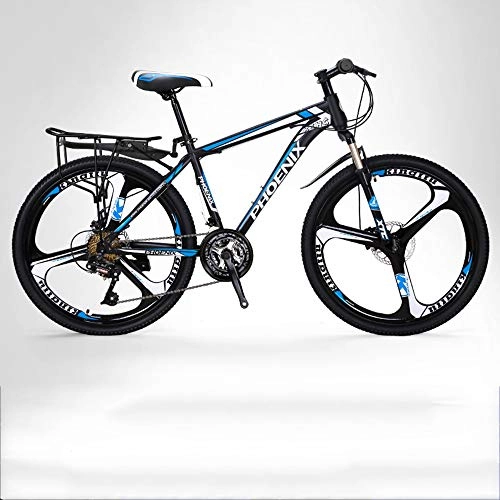 Mountain Bike : Mountain Bike Lightweight MTB High-carbon Steel 24 Speed Variable Speed Double Disc Brake 3cutter Wheel 26 Inches Road Bike B-24 Speed 26 Inches