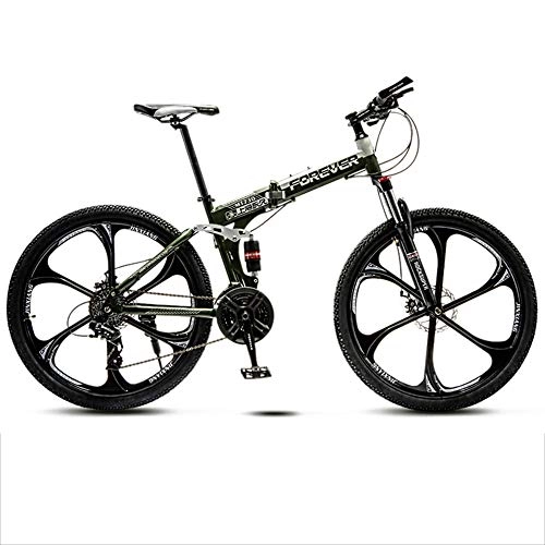 Mountain Bike : Mountain Bike Lightweight MTB High-carbon Steel 27 Speed Variable Speed Double Disc Brake 6 Cutter Wheel 26 Inches Road Bike B-27 Speed 24 Inches