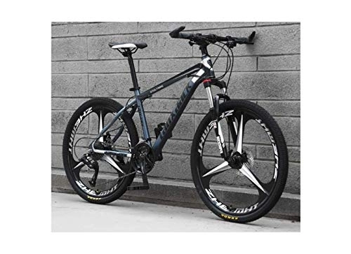 Mountain Bike : Mountain Bike, Mountain Bike 26 inch Integral Wheel Unisex Suspension Mountain Bike 21 Speed ​​24 Speed ​​27 Speed ​​30 Speed ​​High-Carbon