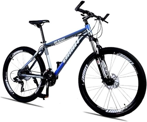 Mountain Bike : Mountain Bike, Mountain Bike Aluminum Alloy 26 inch Mountain Bike 27 Speed Off-Road Adult Speed Mountain Men and Women Bicycle, B, 30 Speed