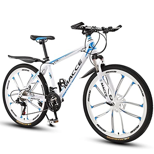 Mountain Bike : Mountain Bike Outroad Bicycle, 26 Inches, 27Speed, Lockable Front Shock Absorber, Anti-Slip Wheels, Front And Rear Disc Brakes, Suitable Height 160~180CM, for Adults Or Teenagers