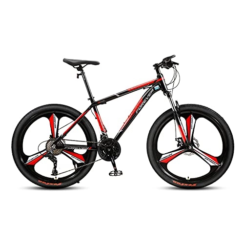 Mountain Bike : Mountain Bike, Road Bike, 24 / 26 inch Wheels, 27-Speed, Aluminum Alloy Frame, Double Disc Brakes and Shock-Absorbing Bikes, for Adults / A / 156cm