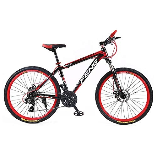 Mountain Bike : Mountain Bike, Road Bike, 26-inch Wheels, 27-Speed, High-Carbon Steel Frame, Dual-Disc Brake Damping Bike, for Adults / B / As Shown