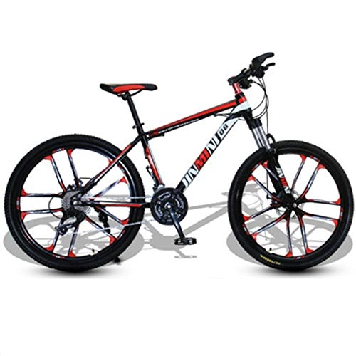 Mountain Bike : Mountain Bike Shock Absorption Speed Student Travel Cross-Country One Wheel Bicycle 26 Inch Multi-Position City Bicycle