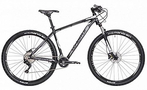 Mountain Bike : Mountain Bike Whistle Patwin 1719Grey BlackAnthracite Matt 29"22V Size S (160170cm)