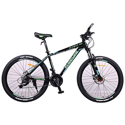 Mountain Bike : Mountain Bike Youth Adult Mens Womens Bicycle MTB 26" Mountain Bicycles 27 Speeds Unisex MTB Bike Lightweight Aluminum Alloy Frame Front Suspension Double Disc Brake Mountain Bike for Women Men Adults