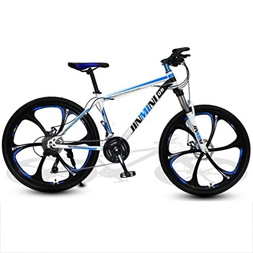 Mountain Bike : Mountain Bike Youth Adult Mens Womens Bicycle MTB Mountain Bike, Men / Women MTB Bicycles, Carbon Steel Frame, Front Suspension And Dual Disc Brake, 26 Inch Mag Wheels Mountain Bike for Women Men Adults