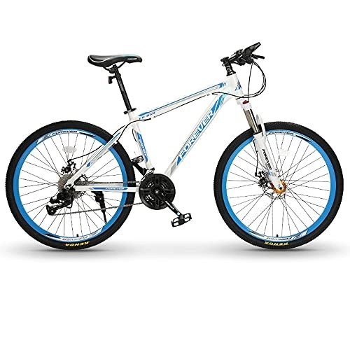 Mountain Bike : Mountain Bikes, Aluminum Alloy Frame Bikes, 30 Speed 27.5 Inches Spoke Wheels Gearshift, Front and Rear Disc Brakes Bicycle, for Adults