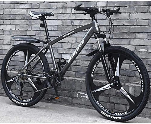 Mountain Bike : Mountain Bikes Bikes, Speeds Double Disc Brake with Variable Speed Mountain Bike Light Carbone Steel Frame for Men And Women Road Bike, B, 27speed