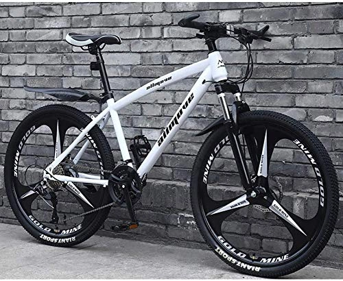Mountain Bike : Mountain Bikes Bikes, Speeds Double Disc Brake with Variable Speed Mountain Bike Light Carbone Steel Frame for Men And Women Road Bike, D, 24speed