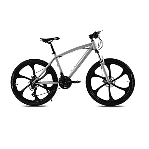 Mountain Bike : Mountain Bikes for Adult Men and Women, MTB Bicycle, 24 / 26inch Outdoor Sports Road Bikes, Disc Brakes, 6-Spoke Wheels, 21-27 Speeds