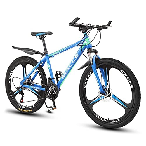 Mountain Bike : Moutain Bike 21 / 24 / 27 Speed MTB 26Inches Wheels Dual Suspension Mountan Bicycle Derailleur Lightweight Sturdy Aluminum Frame Bicycle For Men And Women(Size:27speed, Color:blue)