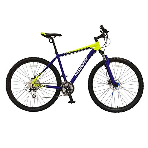 Mountain Bike : Muddyfox Mens Colossus 300 Navy / Lime 29Wh / 18Fr