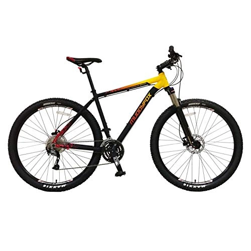 Mountain Bike : Muddyfox Mens Colossus 500 Black / Yellow / Red 29Wh / 22Fr